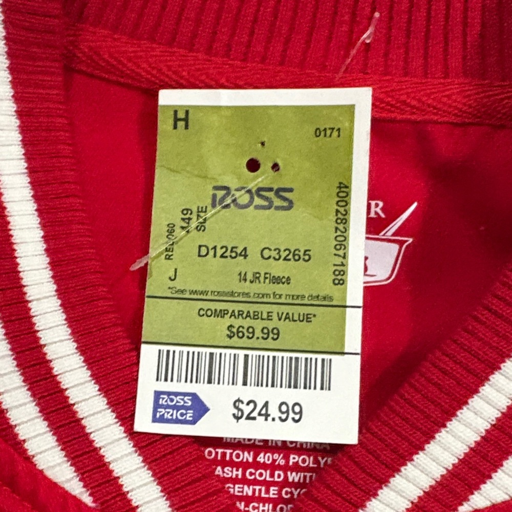 Red and White Lightning McQueen Jacket - Picture 2 of 4